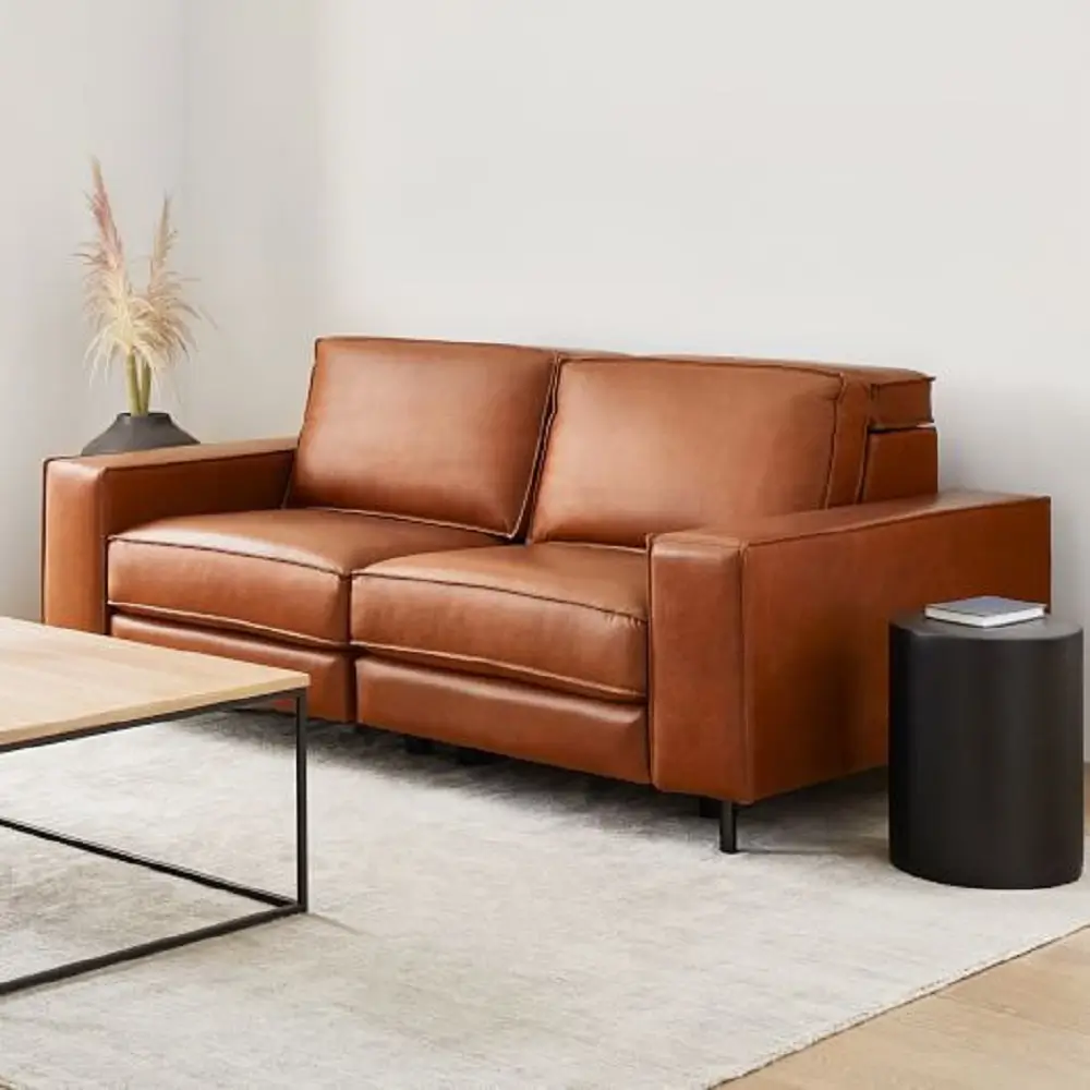 Custom Leather Sofa S15 Custom Leather Sofa