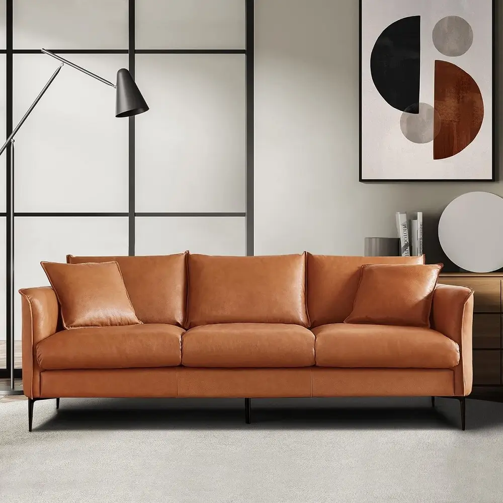 Custom Leather Sofa S16 Custom Leather Sofa