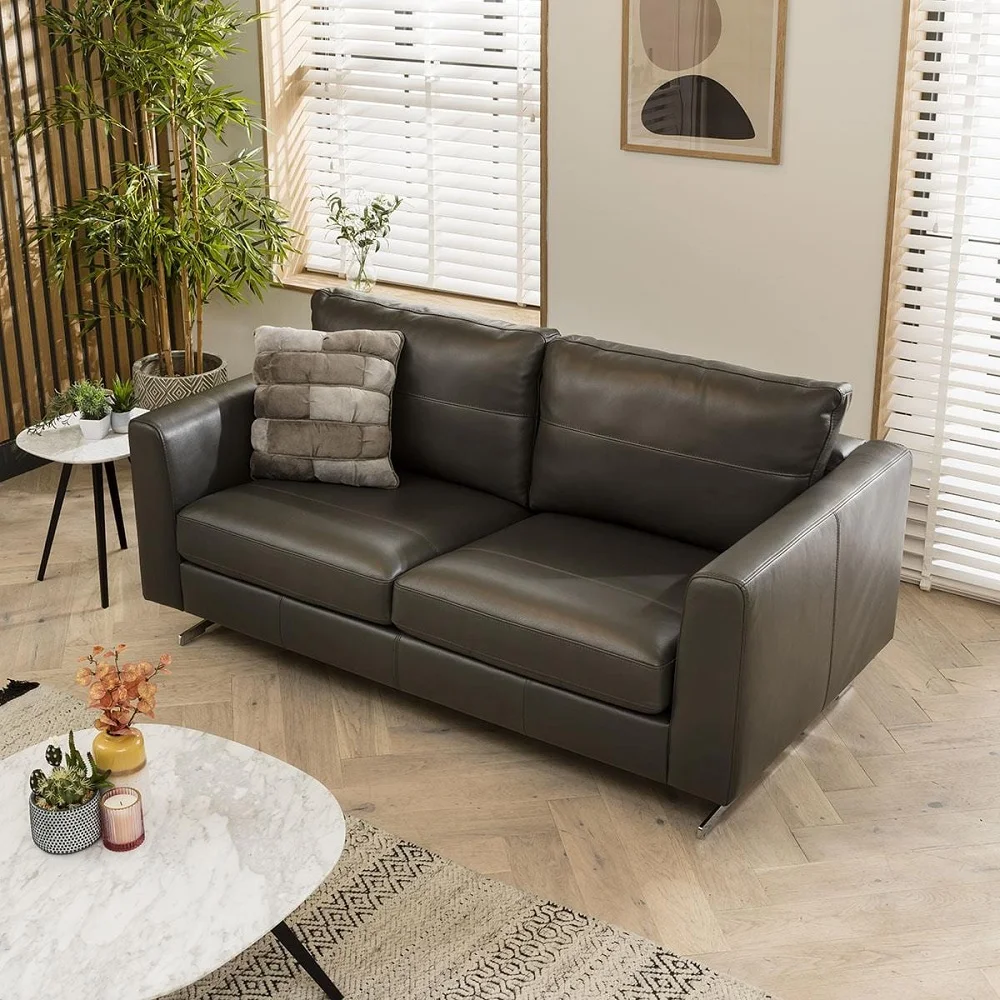 Custom Leather Couch S4 Custom Leather Couch
