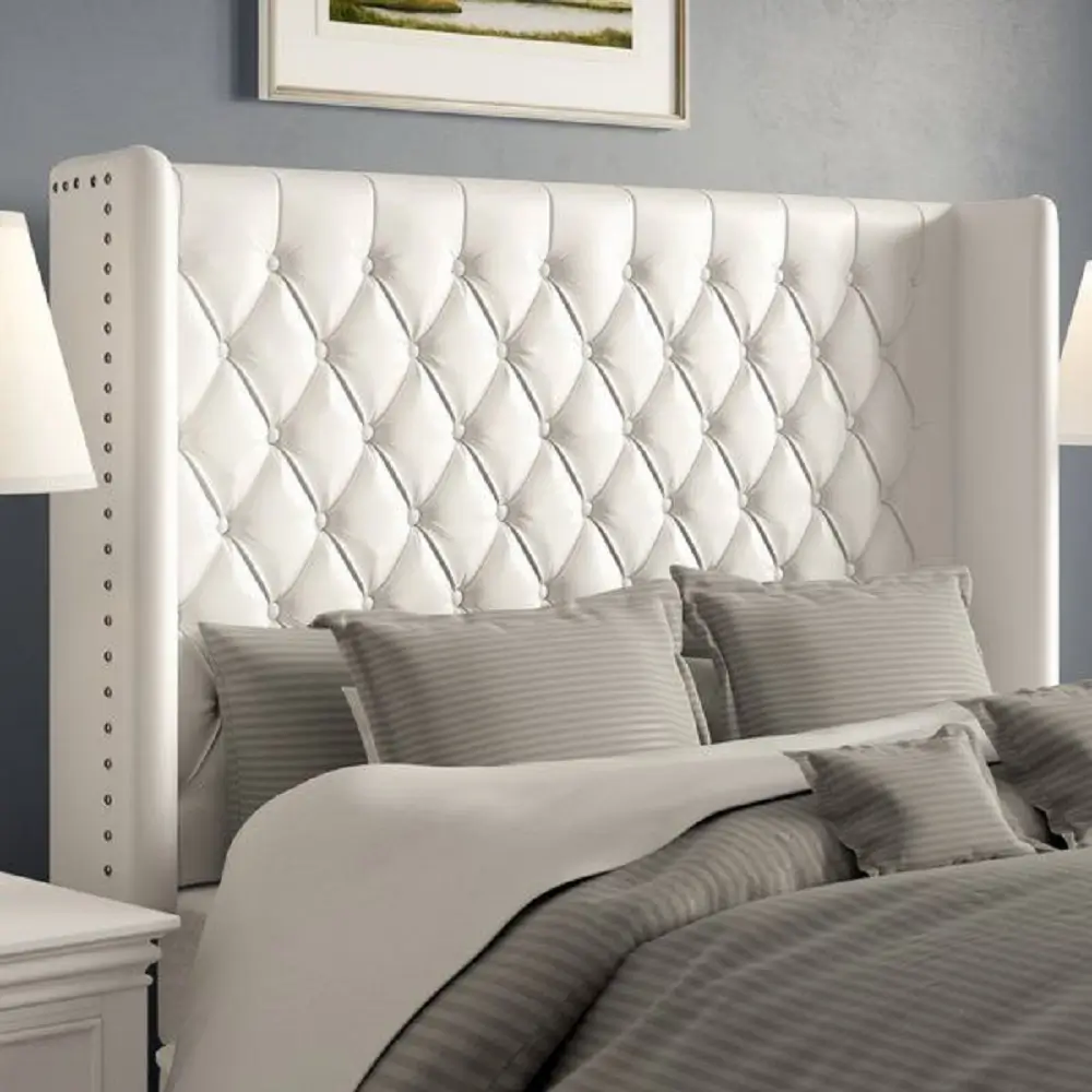 Tufted Upholstered Headboard 4 Tufted Upholstered Headboard