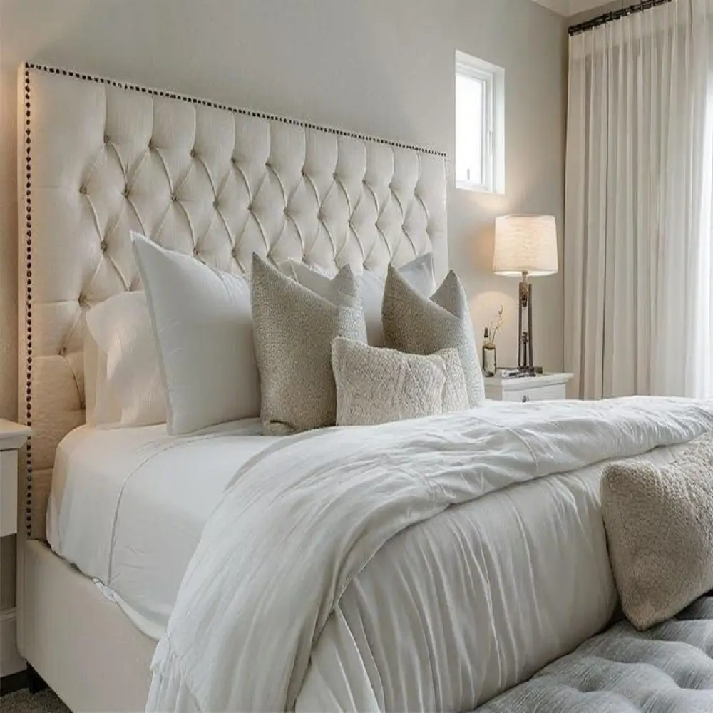 Tufted Upholstered Headboard 8 Tufted Upholstered Headboard