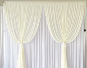 Read more about the article White chiffon curtains