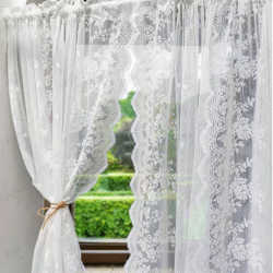 lace curtains