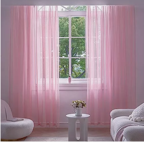 Read more about the article pink chiffon curtains